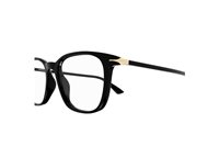 Eyeglasses frame Montblanc Man MB0338O001-BLACK-BLACK-TRANSPARENT52 - MB0338O001-BLACK-BLACK-TRANSPARENT52